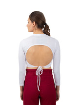 Back Cut Out Crop Top