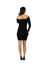 Broad Neck Off-Shoulder Dress